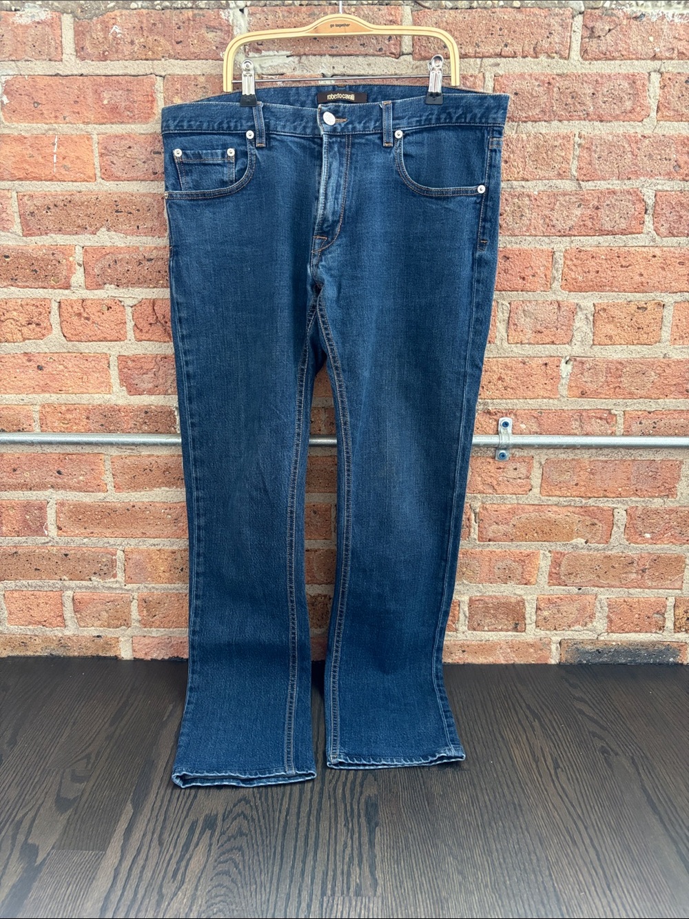 Roberto Cavalli Dark Blue Bootcut Jeans